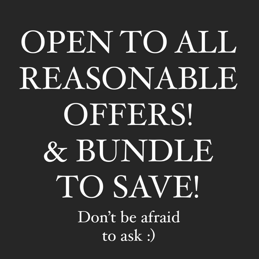 OPEN TO ALL OFFERS :)